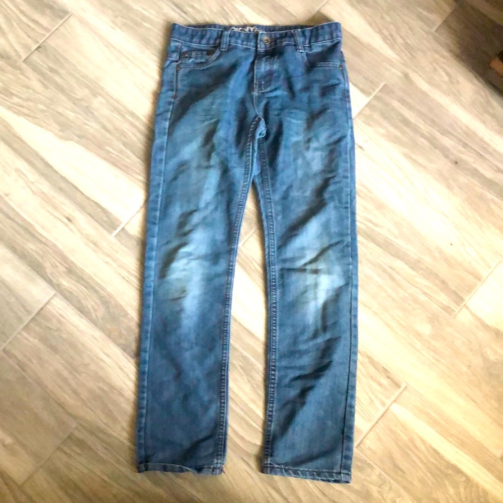 Boys Blue Pants 14 DKNY Mott Straight